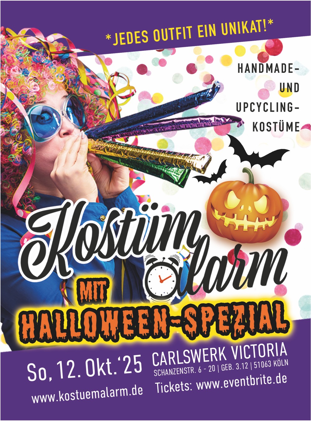 Plakat Kostümalarm 2025 Halloween Special